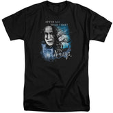 Harry Potter Always Men's 18/1 Tall Cotton Short-Sleeve T-Shirt